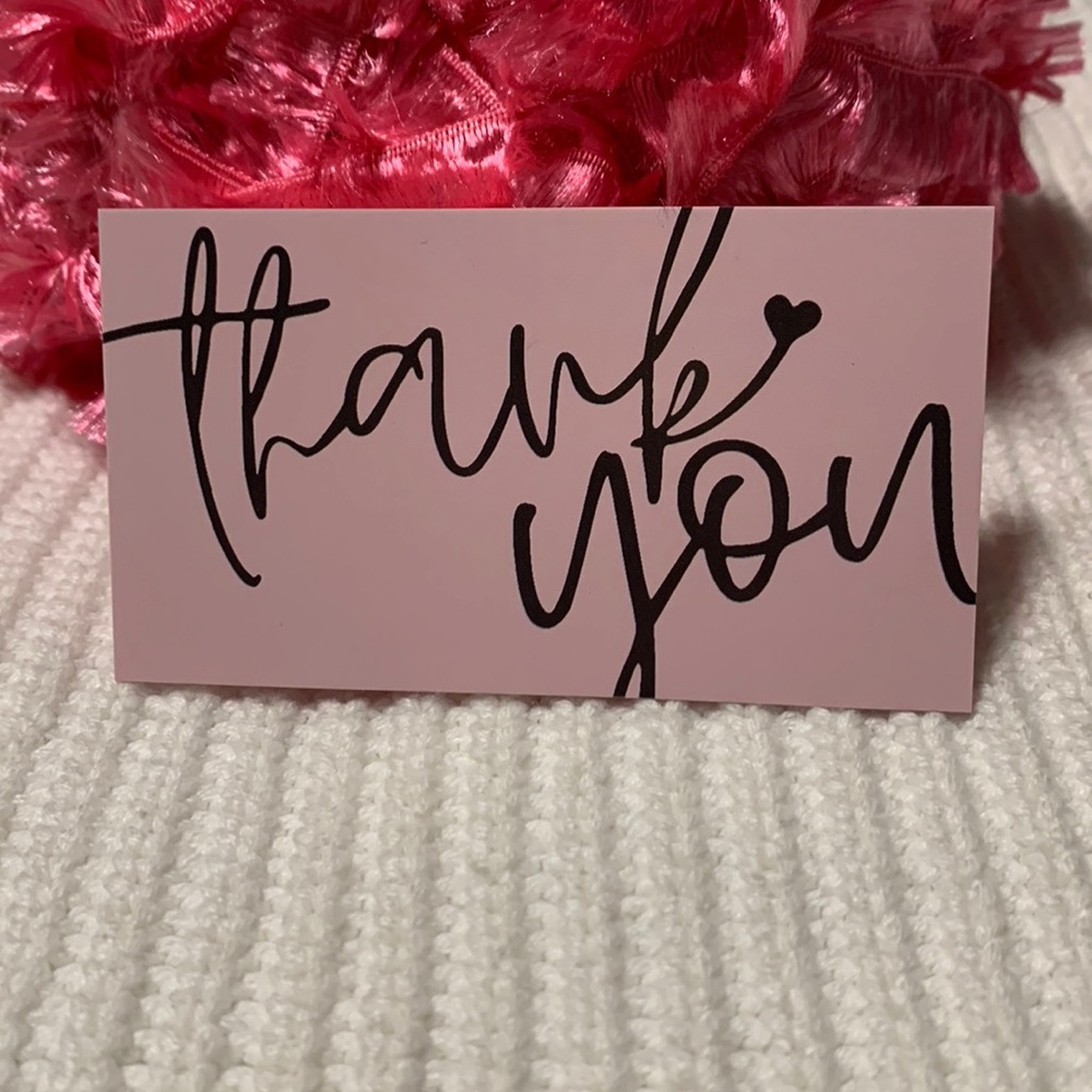 45 Thank You Cards Packaging, New, 3.5” x 2”